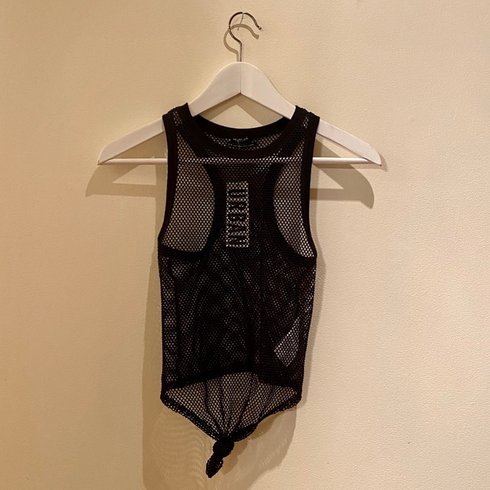 XS Urban Outfitters Mesh Crop Tank Top